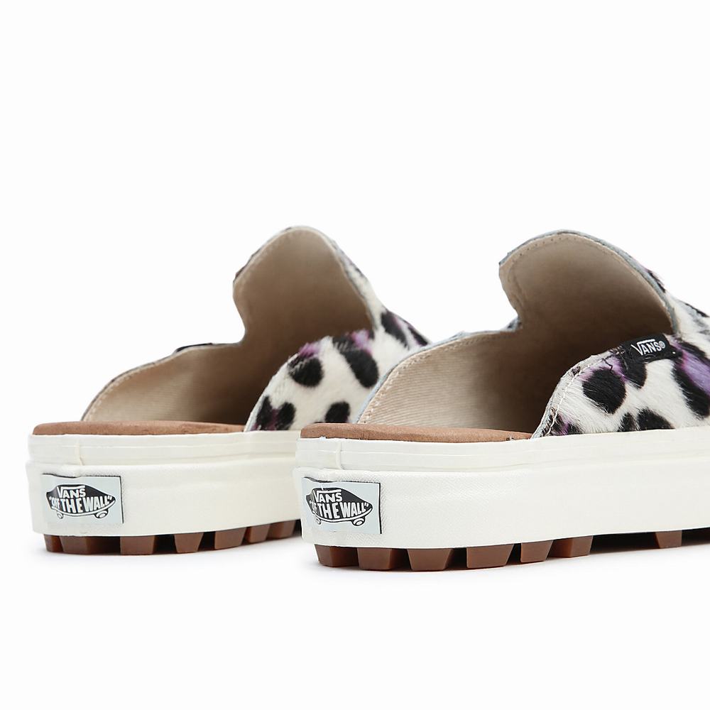 Zapatos Slip On Vans Estilo 53 Mule Mujer Blancas | BGS412860