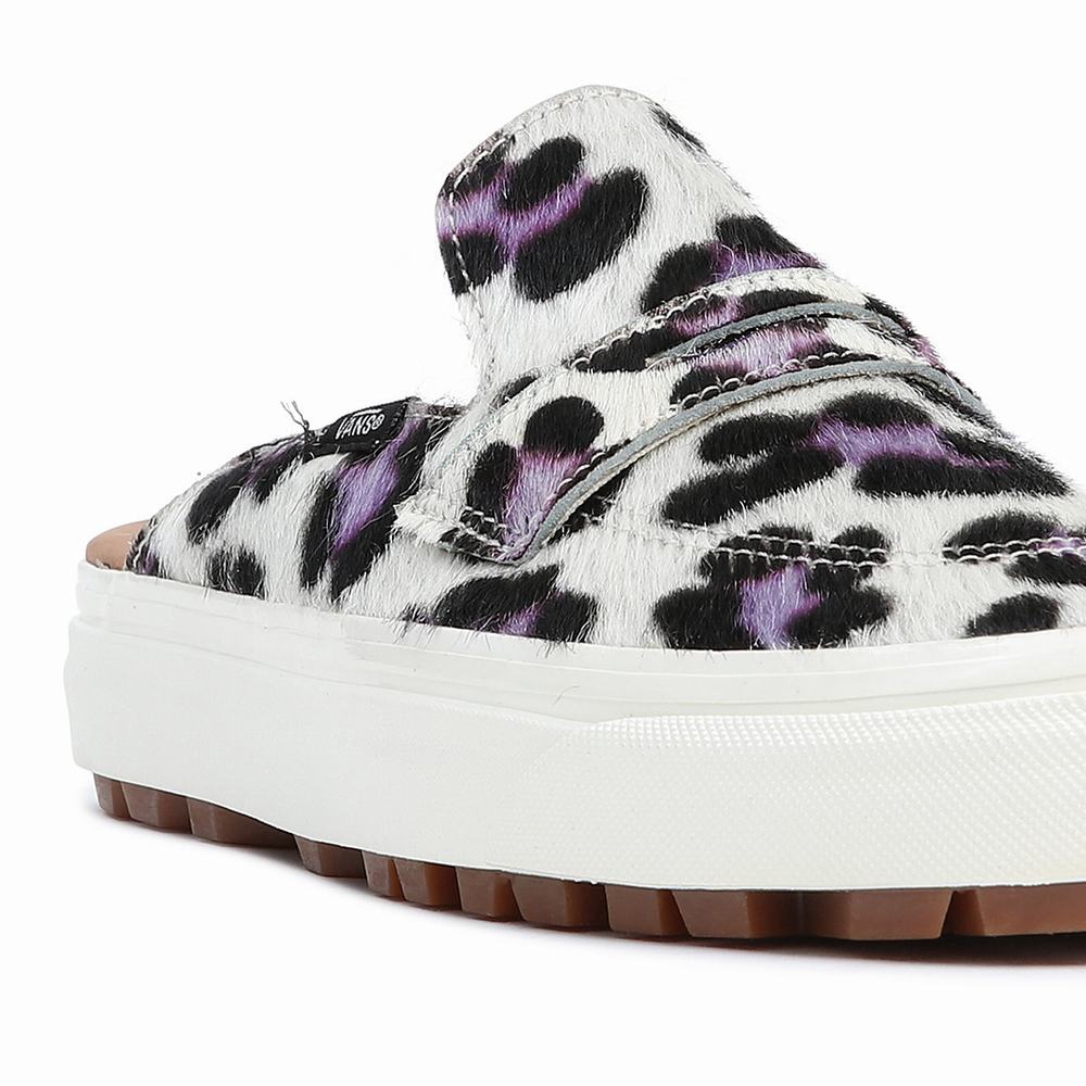 Zapatos Slip On Vans Estilo 53 Mule Mujer Blancas | BGS412860