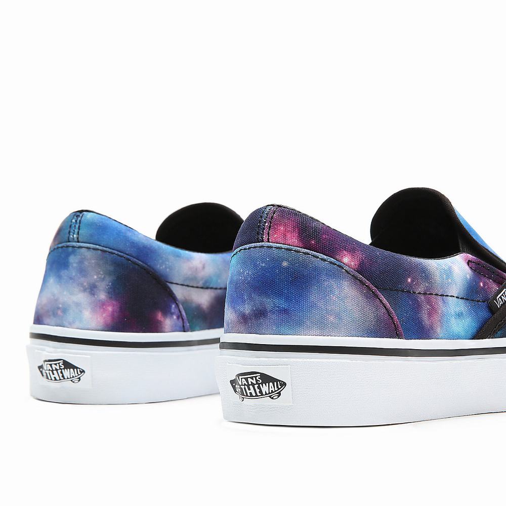 Zapatos Slip On Vans Galaxy Classic Mujer Azules | BOV895372