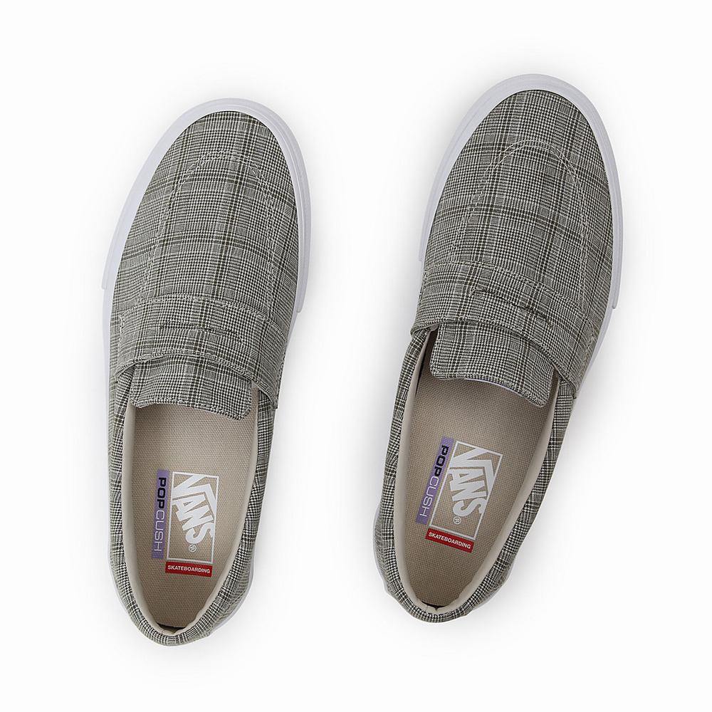 Zapatos Slip On Vans Grandpas Trouserss Skate Estilo 53 Hombre Gris | MAU201479