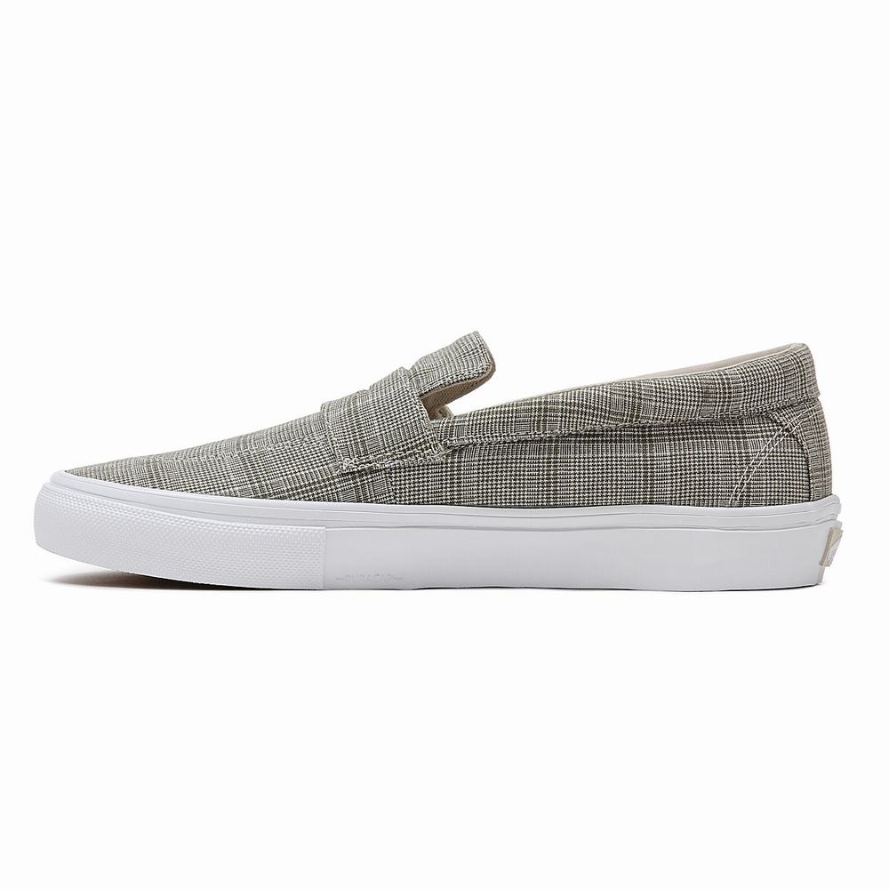 Zapatos Slip On Vans Grandpas Trouserss Skate Estilo 53 Hombre Gris | MAU201479