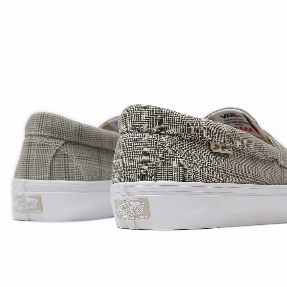 Zapatos Slip On Vans Grandpas Trouserss Skate Estilo 53 Mujer Gris | WOA489706