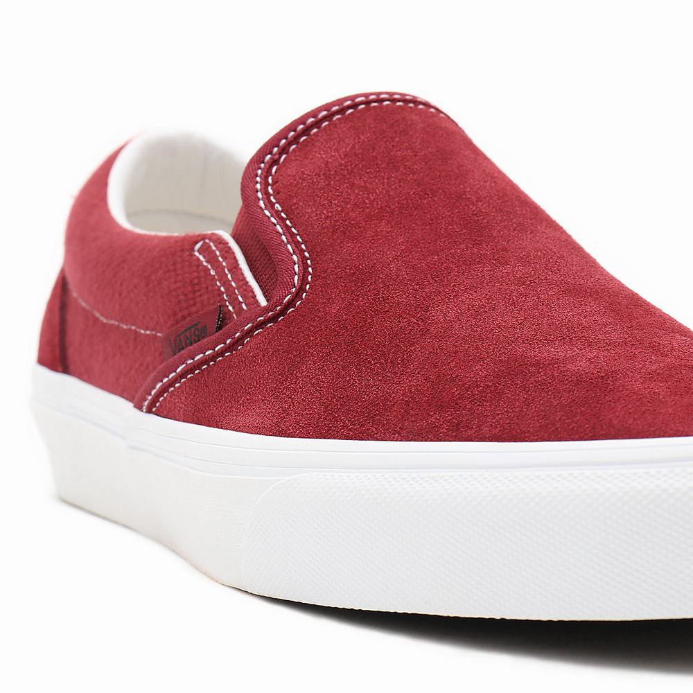 Zapatos Slip On Vans Heavy Textures Classic Hombre Rojas | QVC305741