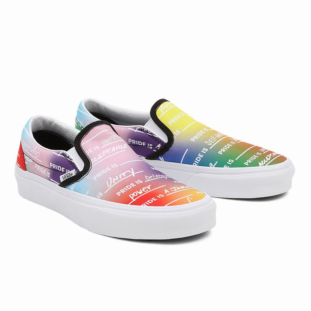 Zapatos Slip On Vans Pride Classic Hombre Multicolor | PLB479523