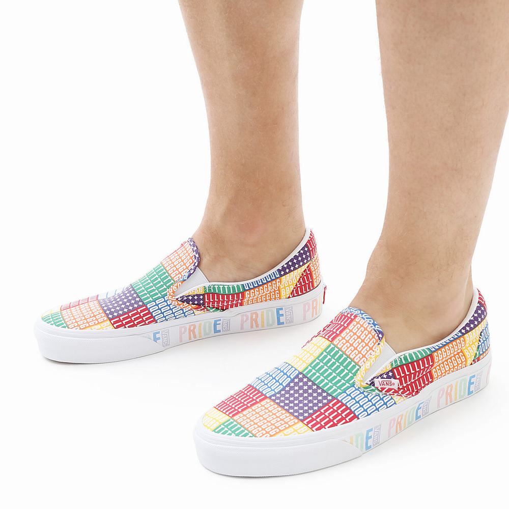 Zapatos Slip On Vans Pride Classic Mujer Multicolor | PBV830724