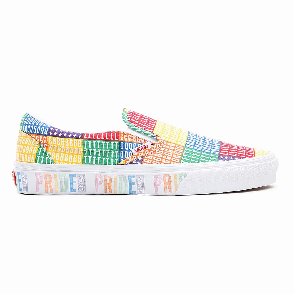 Zapatos Slip On Vans Pride Classic Mujer Multicolor | PBV830724