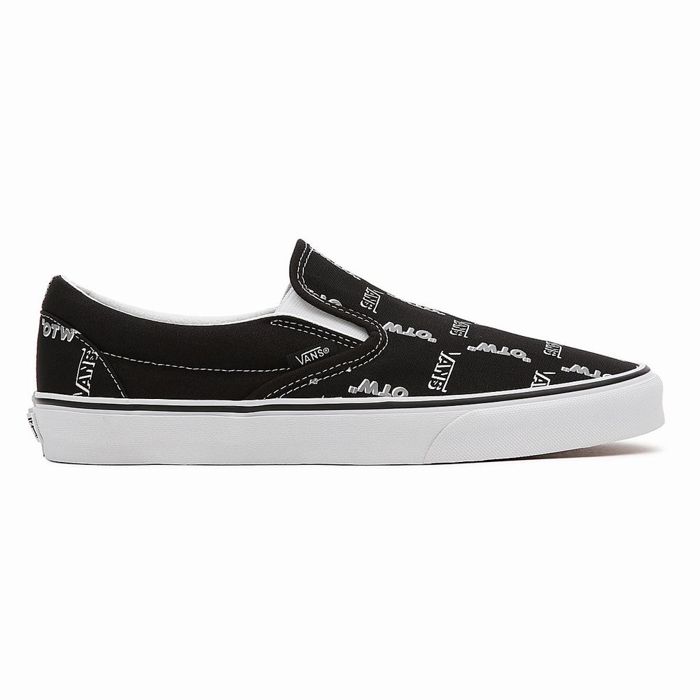 Zapatos Slip On Vans Shadow Vans Classic Hombre Negras | YLV423985