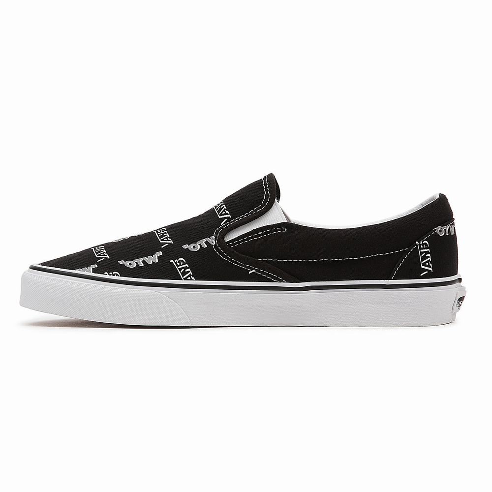 Zapatos Slip On Vans Shadow Vans Classic Hombre Negras | YLV423985