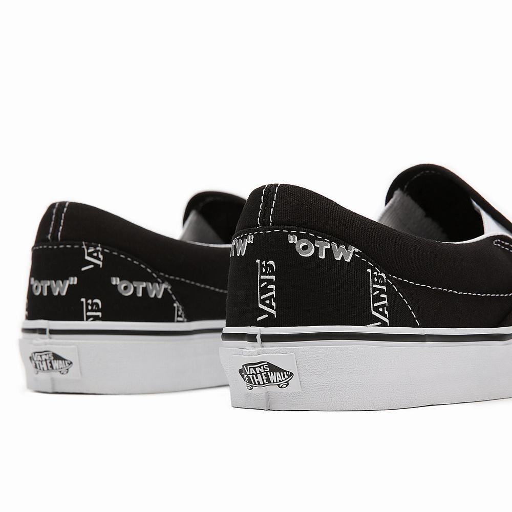 Zapatos Slip On Vans Shadow Vans Classic Hombre Negras | YLV423985