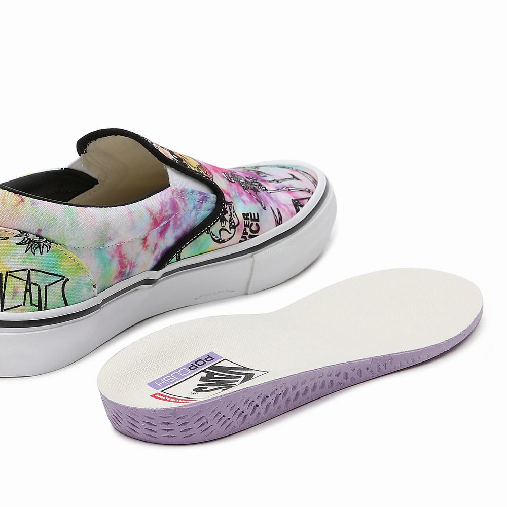 Zapatos Slip On Vans Shroom Doom Skate Mujer Multicolor | ZLR508623