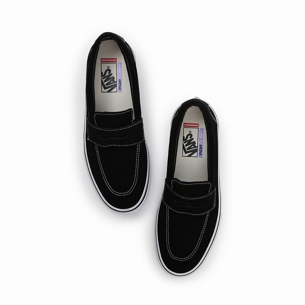 Zapatos Slip On Vans Skate Estilo 53 Hombre Negras | XIM760912