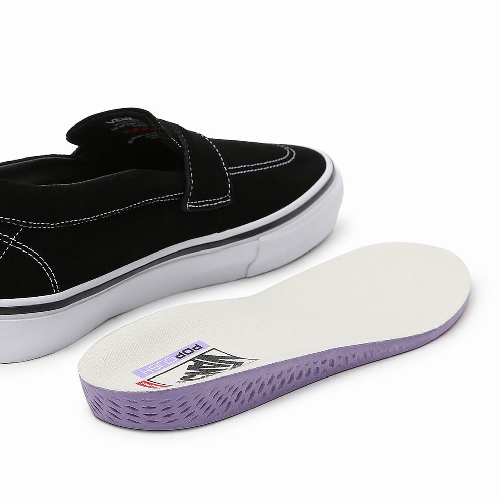 Zapatos Slip On Vans Skate Estilo 53 Hombre Negras | XIM760912