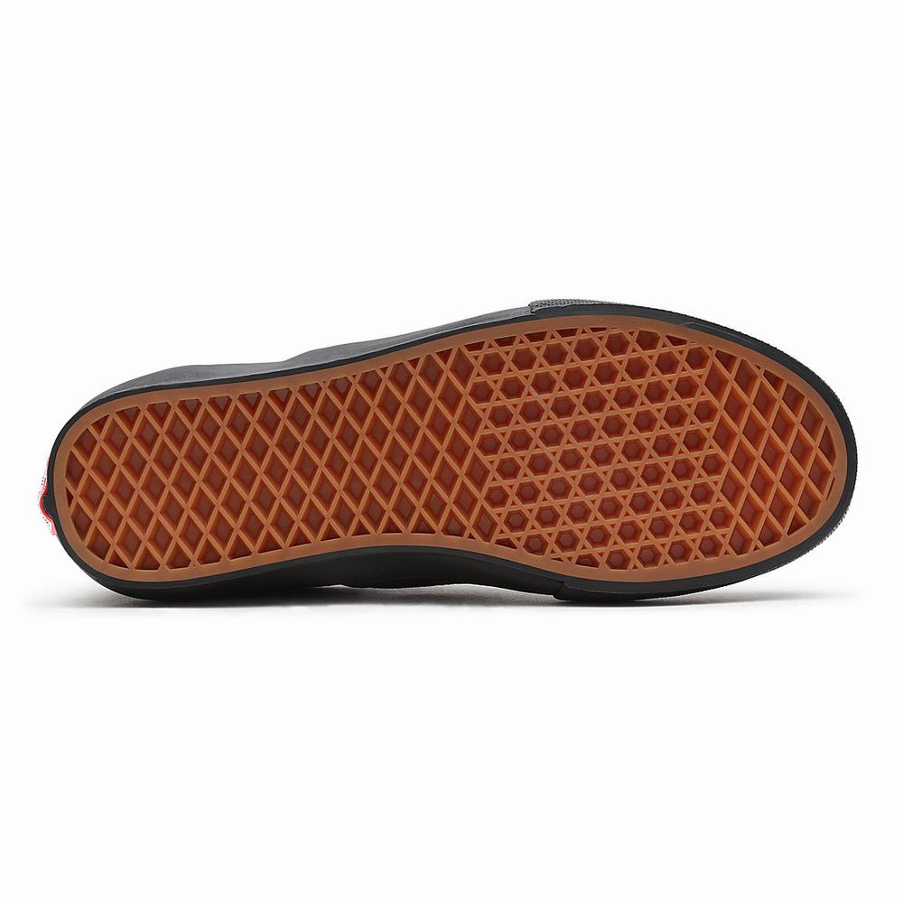 Zapatos Slip On Vans Skate Hombre Negras | NEI702891