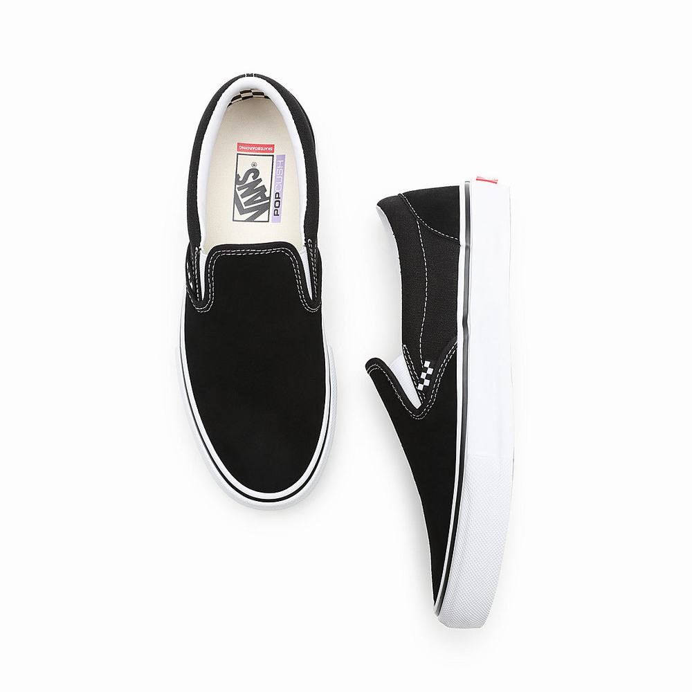 Zapatos Slip On Vans Skate Hombre Negras | WCY259870