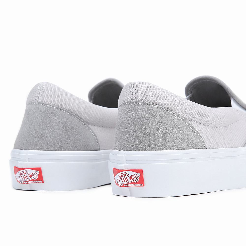 Zapatos Slip On Vans Skate Mujer Blancas | KLV605431