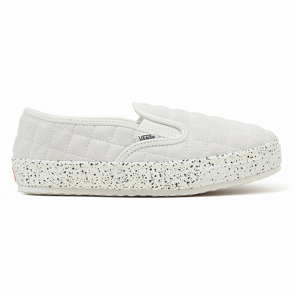 Zapatos Slip On Vans Slip-Er 2 Hombre Blancas | AGJ187342