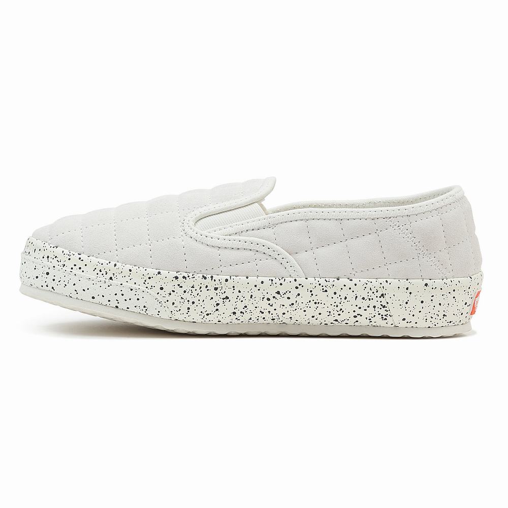 Zapatos Slip On Vans Slip-Er 2 Hombre Blancas | AGJ187342