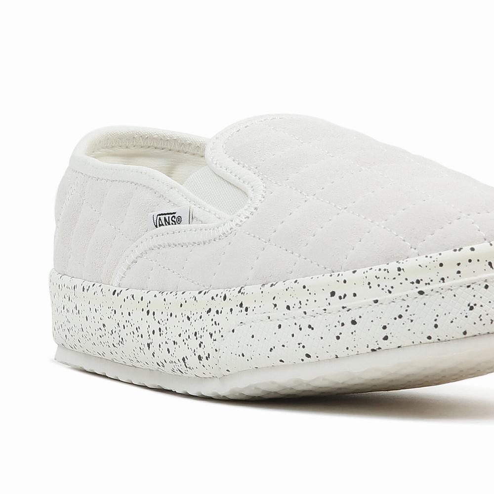 Zapatos Slip On Vans Slip-Er 2 Hombre Blancas | AGJ187342