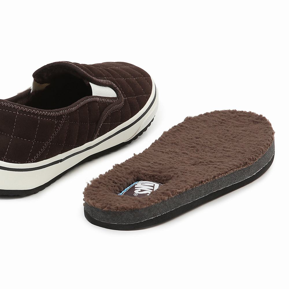 Zapatos Slip On Vans Slip-Er 2 Hombre Marrones | HVU314065