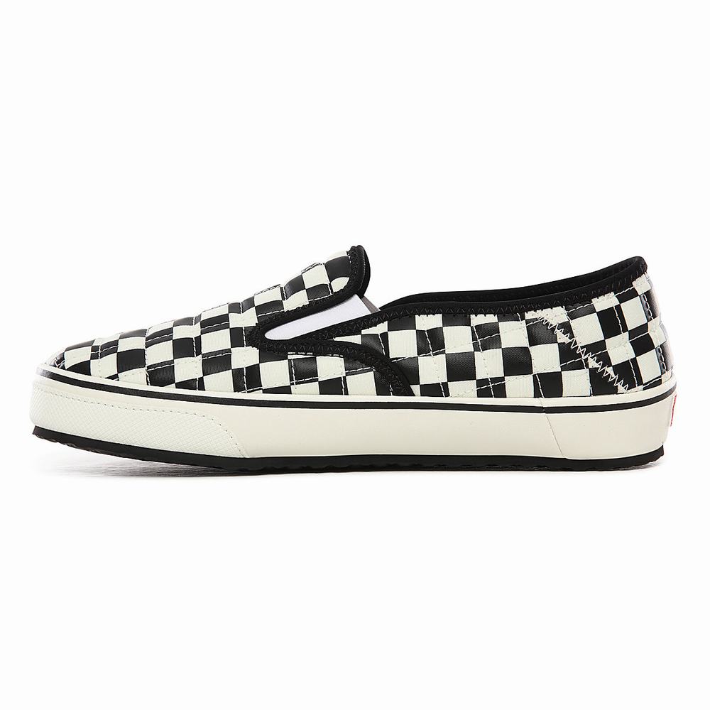 Zapatos Slip On Vans Slip-Er 2 Hombre Negras/Blancas | YLN541906