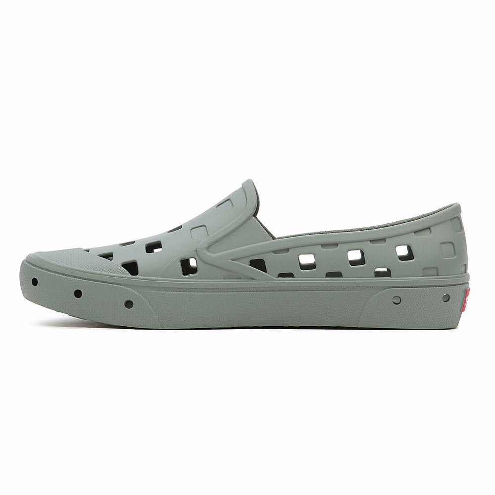 Zapatos Slip On Vans Slip-On TRK Hombre Verde | ALO625934