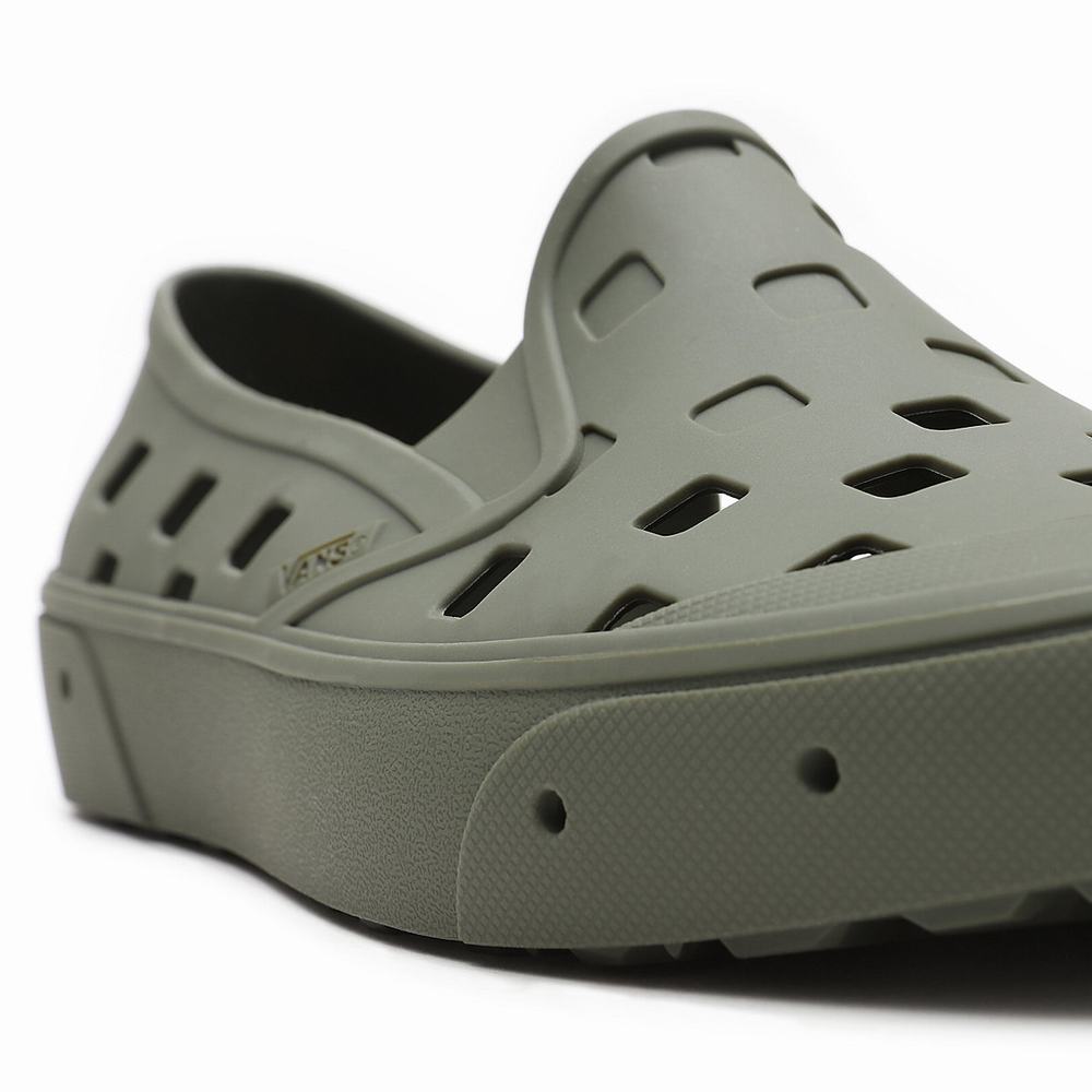 Zapatos Slip On Vans Slip-On TRK Hombre Verde | GHS589147