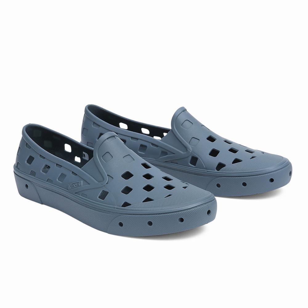 Zapatos Slip On Vans Slip-On TRK Hombre Gris | PLN913702