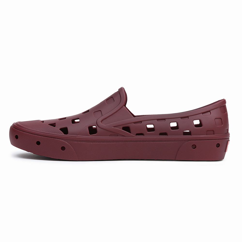 Zapatos Slip On Vans Slip-On TRK Mujer Rojas | UBT452107