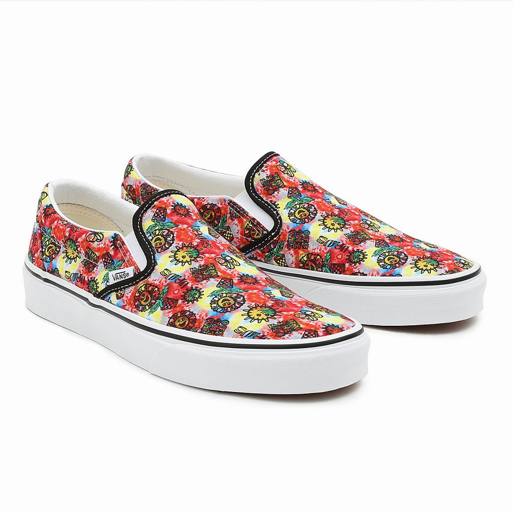 Zapatos Slip On Vans Tie Dye Classic Hombre Multicolor | WJT695021