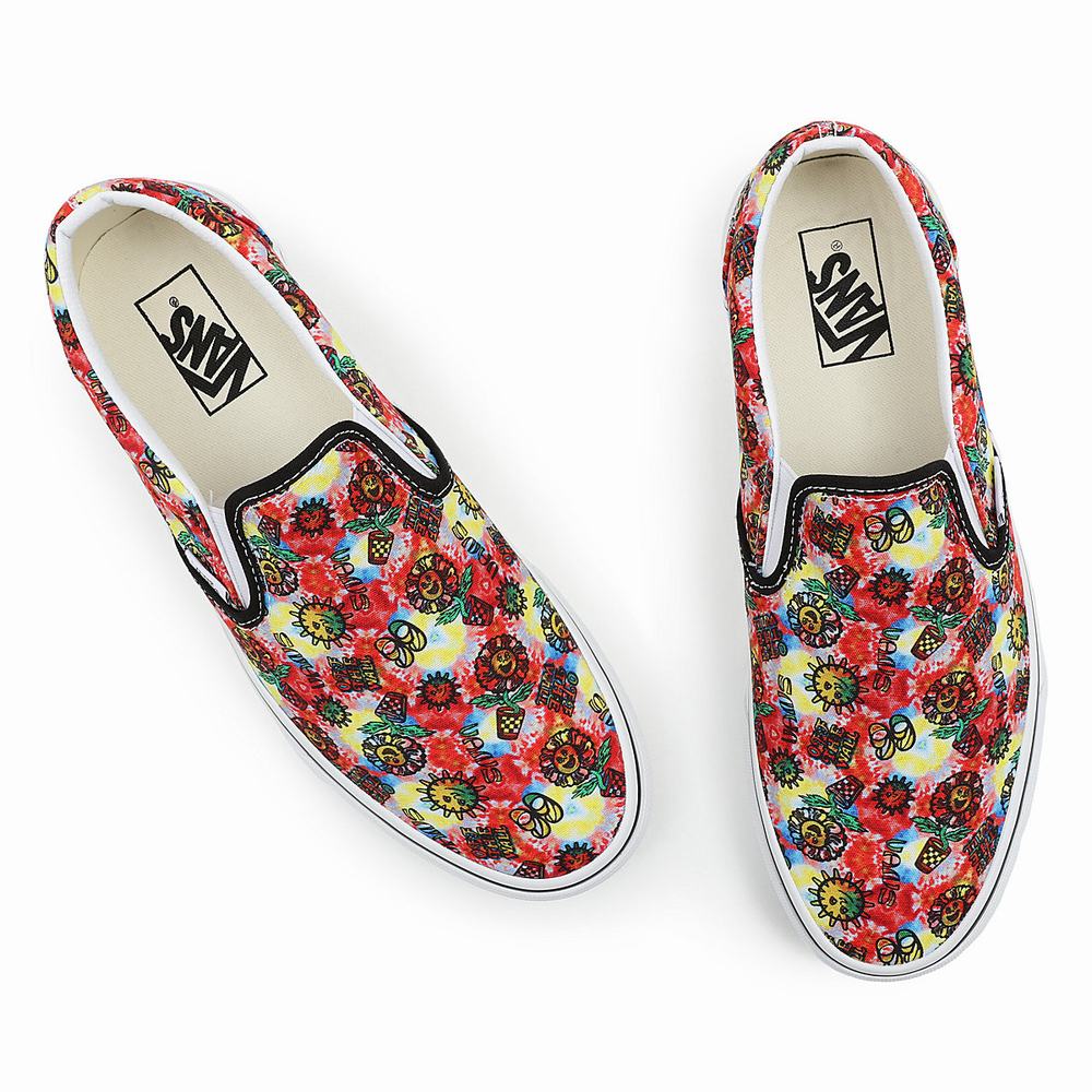 Zapatos Slip On Vans Tie Dye Classic Mujer Multicolor | DFP496301