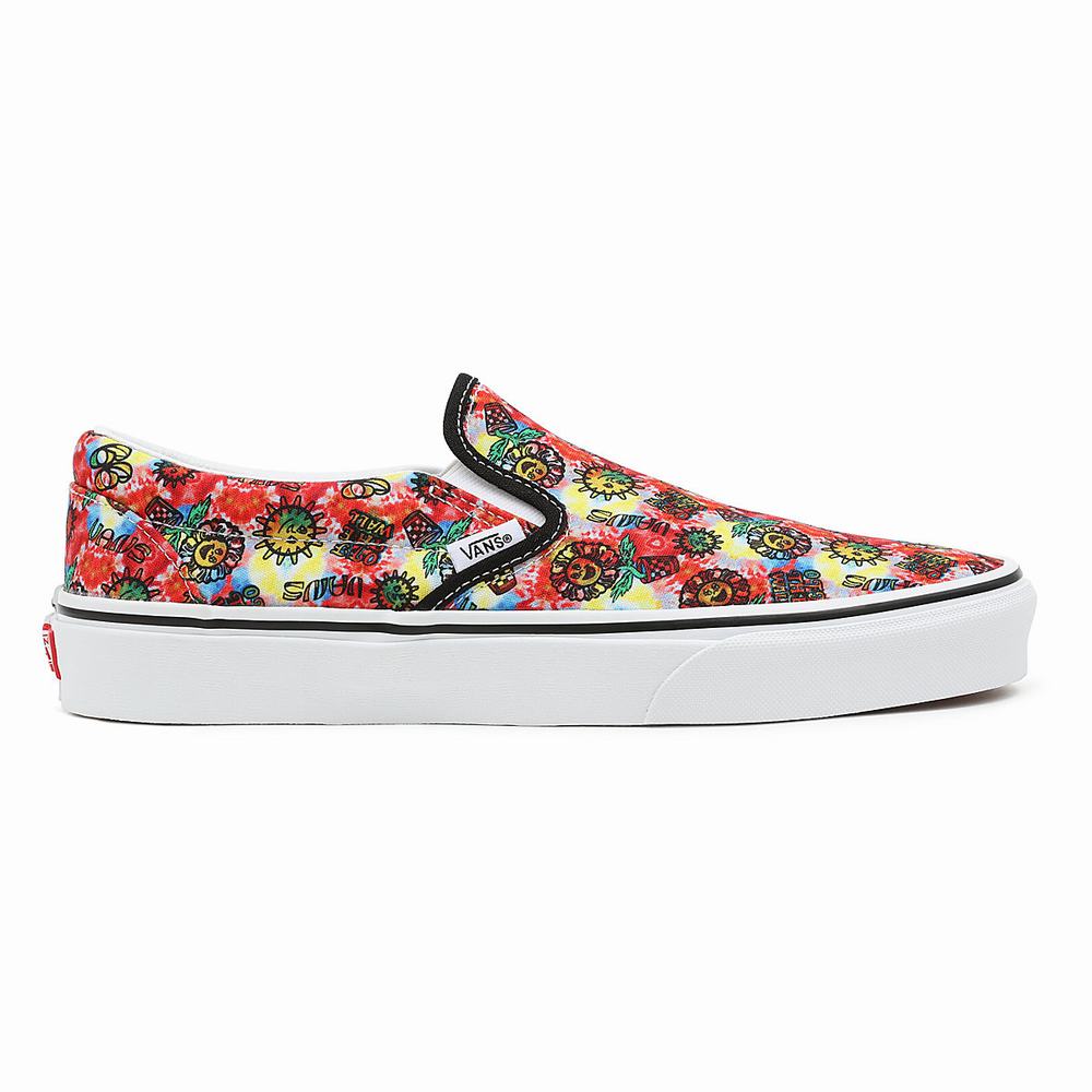 Zapatos Slip On Vans Tie Dye Classic Mujer Multicolor | DFP496301