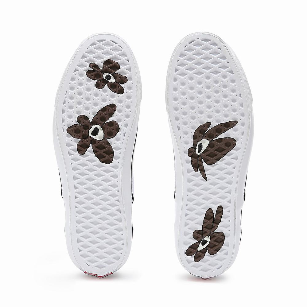 Zapatos Slip On Vans Vault By Vans X Perks and Mini OG Classic Slip-On LX Mujer Blancas/Marrones | ONC418759