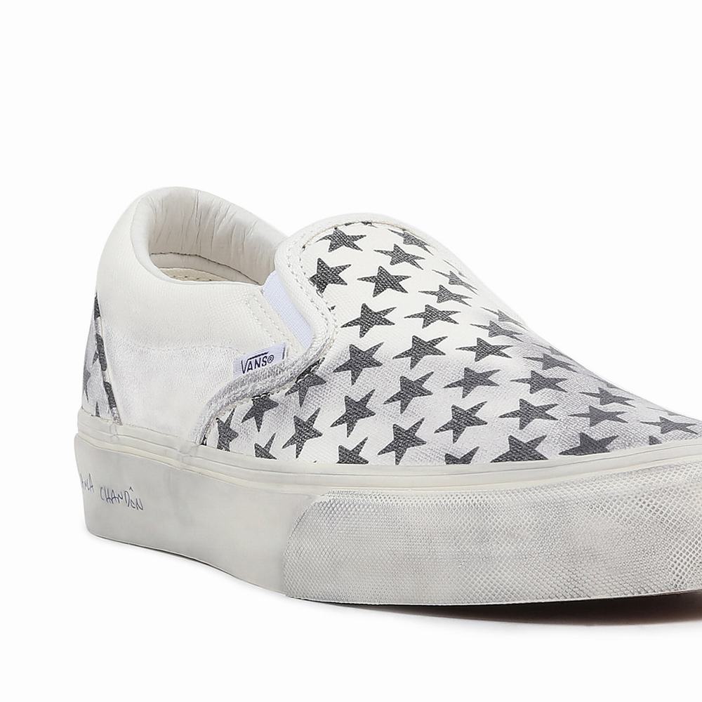 Zapatos Slip On Vans Vault By Vans x Bianca Chandôn Classic Mujer Blancas | JRO893164