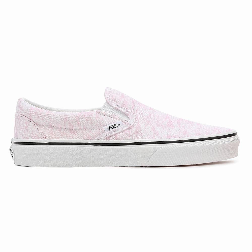 Zapatos Slip On Vans Washes Classic Mujer Rosas | GZW432517