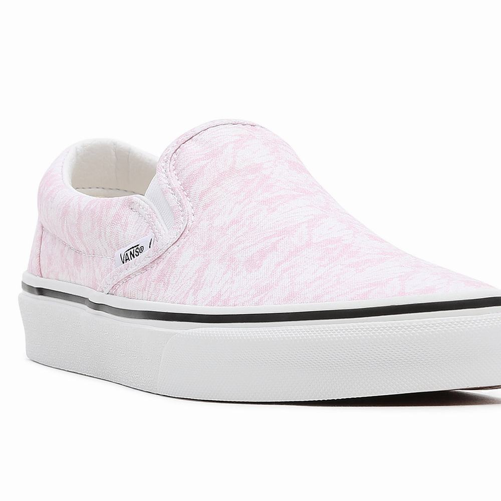 Zapatos Slip On Vans Washes Classic Mujer Rosas | GZW432517