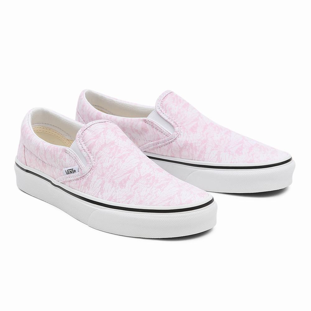 Zapatos Slip On Vans Washes Classic Mujer Rosas | GZW432517