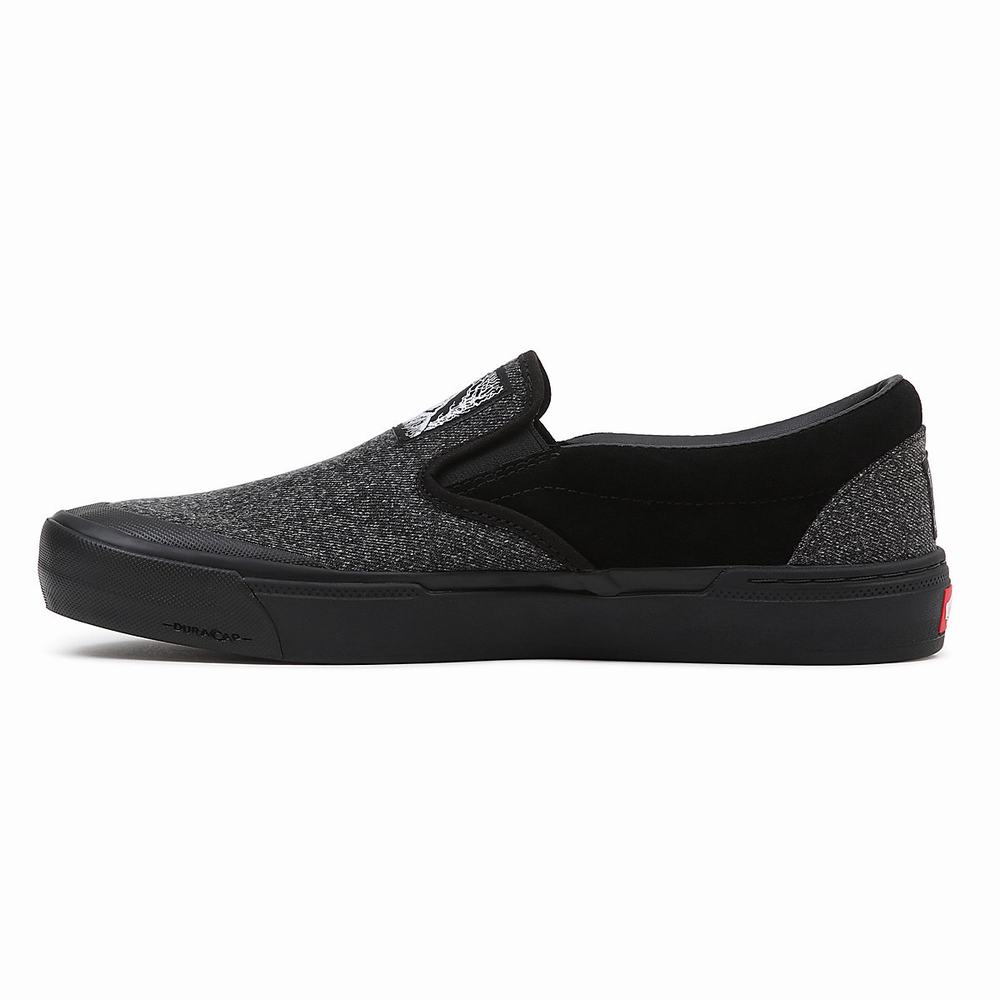 Zapatos Slip On Vans x Fast And Loose BMX Hombre Negras | CHX619470