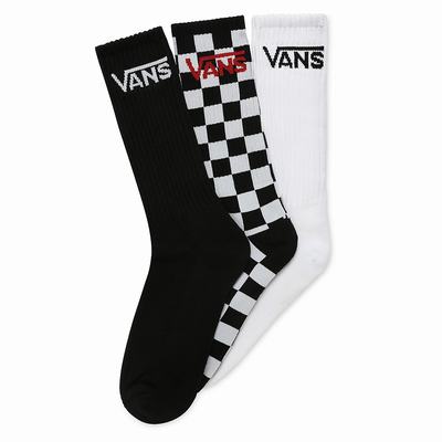 Calcetines Vans Classic Crew (3 pairs) Hombre Negras | VOL538629