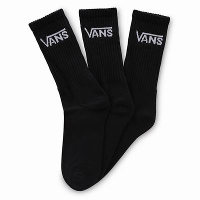 Calcetines Vans Classic Crew (3 pairs) Hombre Negras | WME614872