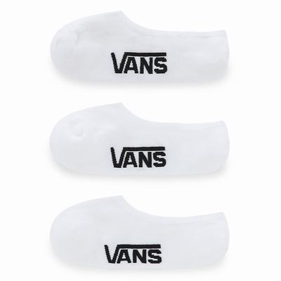 Calcetines Vans Classic Super No Show (3 pairs) Mujer Blancas | BFU762891