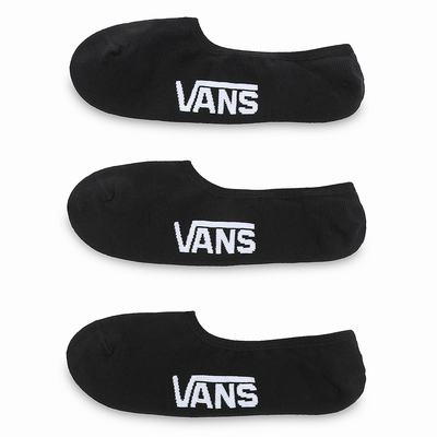 Calcetines Vans Classic Super No Show (3 pairs) Hombre Negras | MAO108637