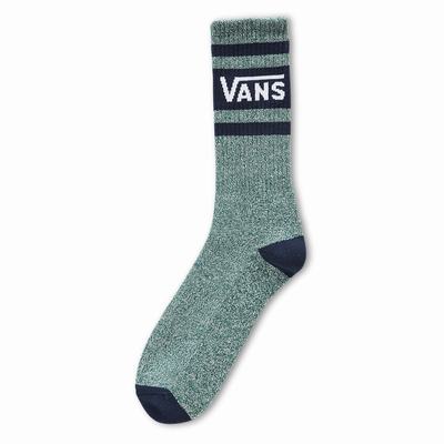 Calcetines Vans Drop V Crew (1 Pair) Hombre Verde | JEV825163