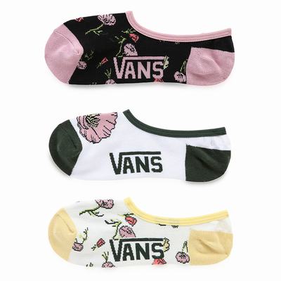 Calcetines Vans Poppy Ditsy Canoodle (3 pairs) Mujer Rosas | PND840126