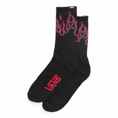 Calcetines Vans x Thrasher Flame Crew (1 Pair) Hombre Negras | PFW507843