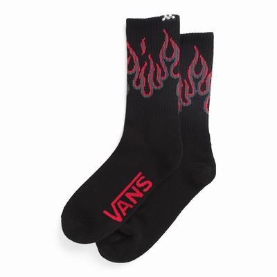 Calcetines Vans x Thrasher Flame Crew (1 Pair) Niños Negras | XSQ594017