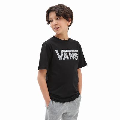 Camiseta Vans Classic (8-14 years) Niños Negras | AYO496821