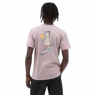 Camiseta Vans Coasting In Hombre Rosas | JQP614720