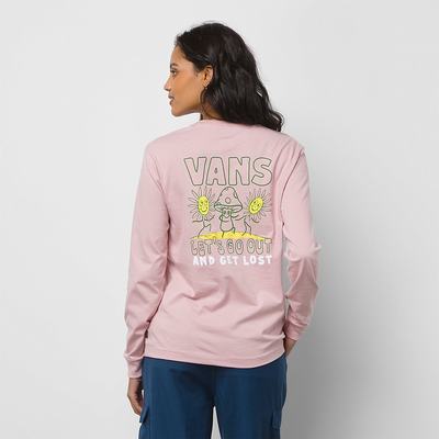 Camiseta Vans Get Lost Mujer Rosas | RVL467309