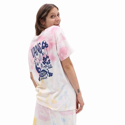 Camiseta Vans Masc'D Mind Mujer Multicolor/Rosas | JNK431298