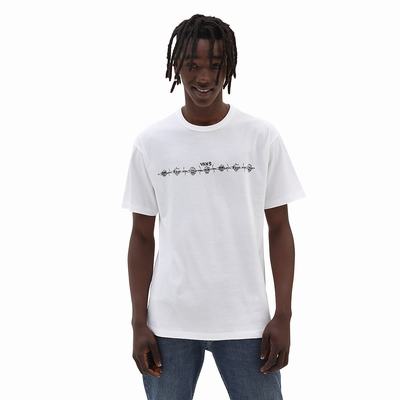 Camiseta Vans Mike Gigliotti Off The Wall Hombre Blancas | HUM240635